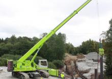 Macarale pe șenile - braț telescopic Sennebogen 683 R