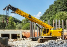 Macarale pe șenile - braț telescopic Grove GHC75