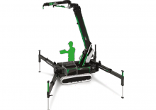 Macarale pe șenile - braț telescopic BG Lift M 400 Li-ion