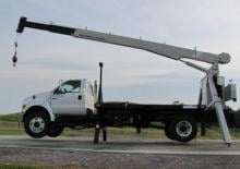 Macarale telescopice montate pe camion National Crane 400B