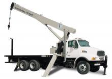 Macarale telescopice montate pe camion National Crane 600E2
