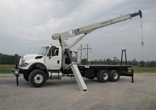 Macarale telescopice montate pe camion National Crane 800D