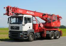 Macarale telescopice montate pe camion CKD Mobilni Jeraby AD 20 