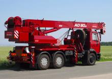 Macarale telescopice montate pe camion CKD Mobilni Jeraby AD 20