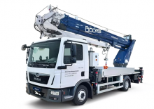 Macarale telescopice montate pe camion Böcker AK 37