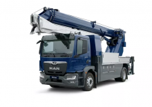 Macarale telescopice montate pe camion Böcker AK 42