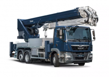 Macarale telescopice montate pe camion Böcker AK 52