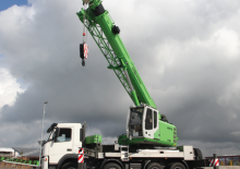 Macarale telescopice montate pe camion Sennebogen HPC 40