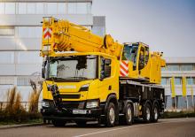 Macarale telescopice montate pe camion Liebherr LTF 1605-4.1
