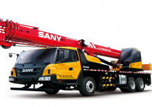 Macarale telescopice montate pe camion Sany STC160