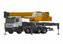 Macarale telescopice montate pe camion Locatelli TCL 55.50
