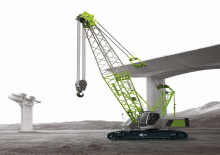 Macarale telescopice montate pe camion Zoomlion ZTC1100