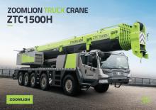 Macarale telescopice montate pe camion Zoomlion ZTC1500H753