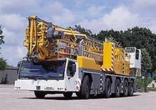 Macarale turn montate pe camion - braț - Braț telescopic - Glisor partea inferioară Liebherr MK 100