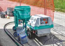 Mașini de pulverizat si transport mortar Imer Step 120 R+M
