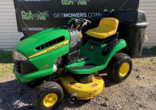 Mașini de tuns iarba Ride on și Tractoare de grădină John Deere 115