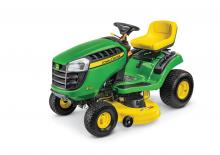 Mașini de tuns iarba Ride on și Tractoare de grădină John Deere E110