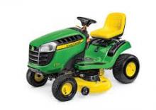 Mașini de tuns iarba Ride on și Tractoare de grădină John Deere E120