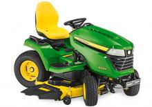 Mașini de tuns iarba Ride on și Tractoare de grădină John Deere X584 