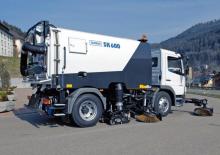 Măturătoare stradale montate pe camion cu înălțime de aspirație dreapta Schmidt SK 600