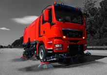 Măturătoare stradale montate pe camion cu înălțime de aspirație dreapta BROCK SL 280