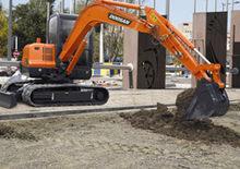 Excavatoare pe roți Doosan DX 55