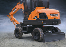 Excavatoare pe roți Doosan DX55W