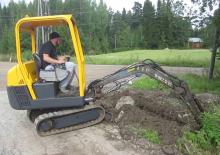 Mini excavatoare Volvo EC15