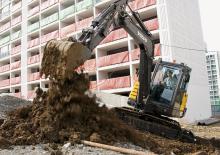 Mini excavatoare Volvo EC55C