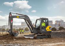 Mini excavatoare Volvo EC55D