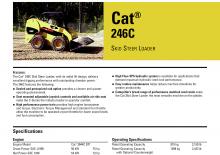 Mini încărcătoare Caterpillar 246C
