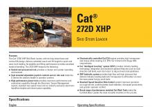 Mini încărcătoare Caterpillar 272D XHP