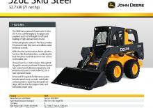 Mini încărcătoare John Deere Construction 326E