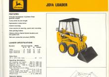 Mini încărcătoare John Deere Construction JD14