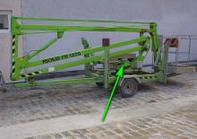 Nacele cu braț articulat montate pe camion Fischler FH 1200
