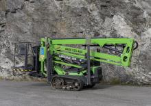 Nacele cu braț articulat montate pe camion HS-Tecno Leguan 160 TR