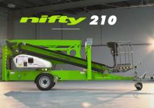 Nacele cu braț articulat montate pe camion Niftylift Nifty 210