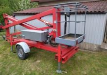 Nacele cu braț articulat montate pe camion Priestman Skyman 10/33