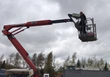 Nacele cu braț articulat montate pe camion Herkules - Lift TK 19-12*