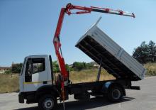 Nacele cu braț articulat montate pe trailer Benelligru 11200/3SL