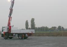 Nacele cu braț articulat montate pe trailer Benelligru 18000/4S3