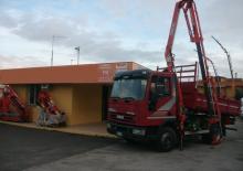 Nacele cu braț articulat montate pe trailer Benelligru 8510/3S2
