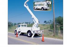 Nacele cu braț articulat montate pe trailer Altec A55-OC