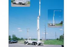 Nacele cu braț articulat montate pe trailer Altec A72T