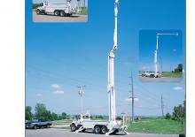 Nacele cu braț articulat montate pe trailer Altec A77T