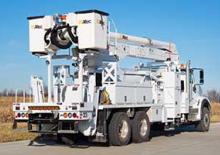 Nacele cu braț articulat montate pe trailer Altec AA50E-E80