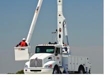 Nacele cu braț articulat montate pe trailer Altec AN50-OC