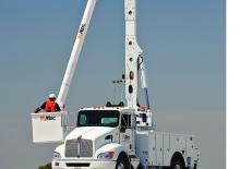 Nacele cu braț articulat montate pe trailer Altec AN50E-OC