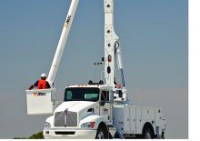 Nacele cu braț articulat montate pe trailer Altec AN55-OC