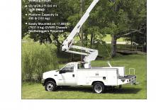 Nacele cu braț articulat montate pe trailer Altec AT35G